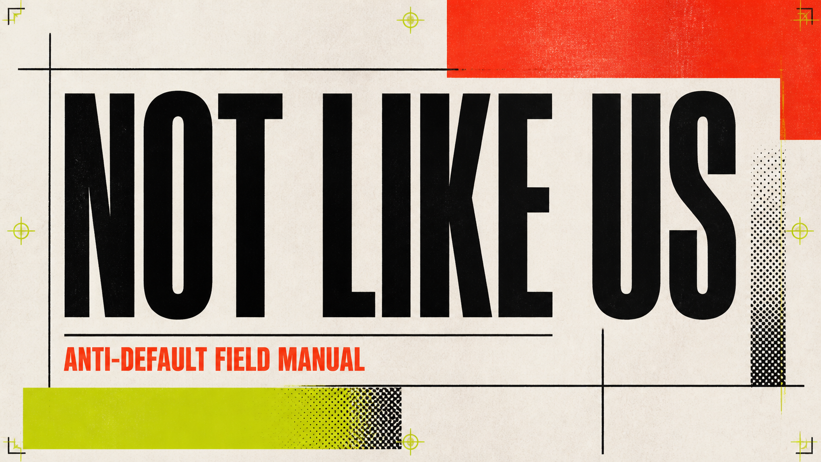 Not Like Us project artwork